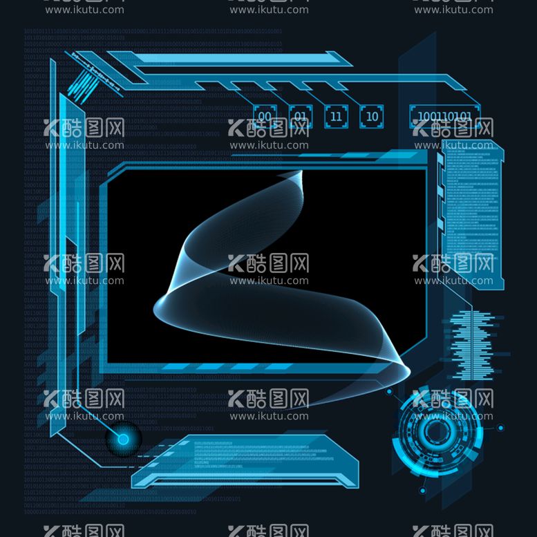 编号：18674509131213135029【酷图网】源文件下载-速度表盘电脑终端用户界面