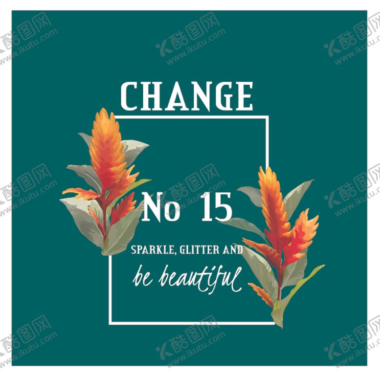 编号：48009109280728595731【酷图网】源文件下载-热带植物创意设计图案