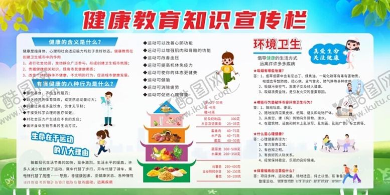 编号：35498805250224281513【酷图网】源文件下载-健康教育宣传栏展示