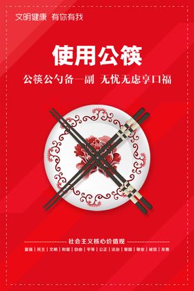 创文明城使用公筷更健康