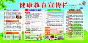 健康教育宣传栏展示