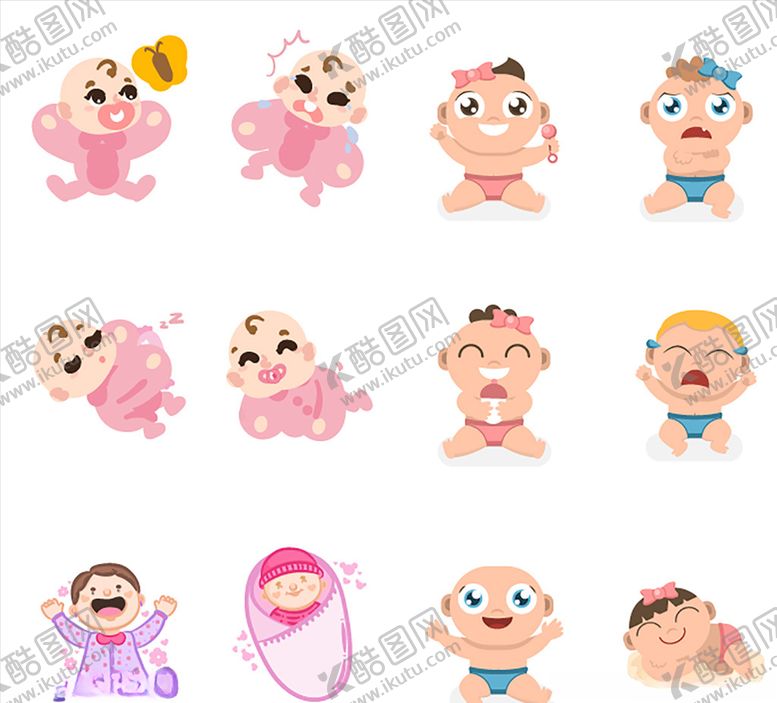 编号：36741805120055104500【酷图网】源文件下载-母婴图标素材矢量