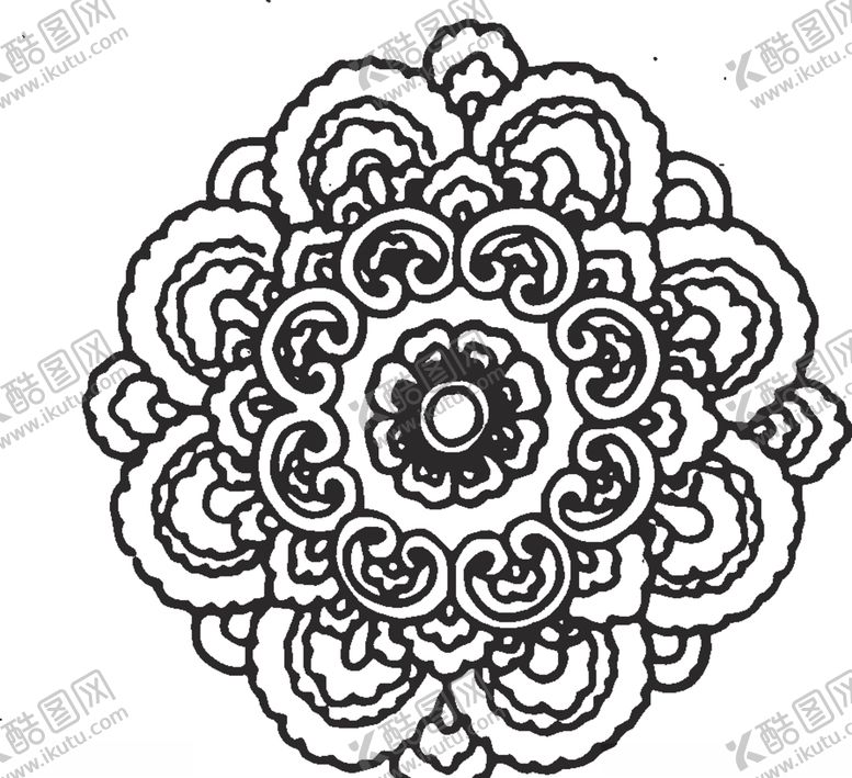 编号：45141907070142085163【酷图网】源文件下载-镂空花图案
