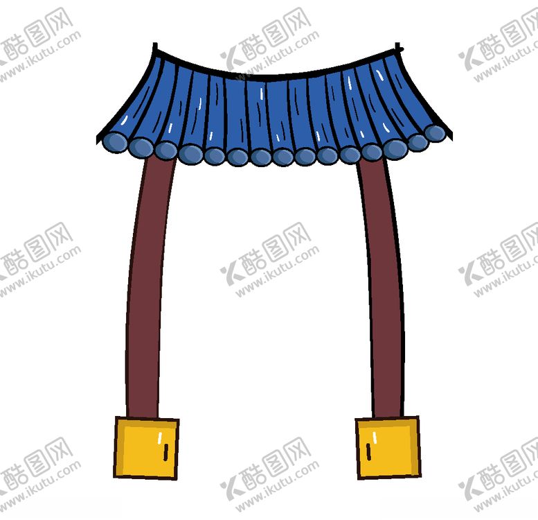 编号：67651305010323355592【酷图网】源文件下载-矢量手绘拱门