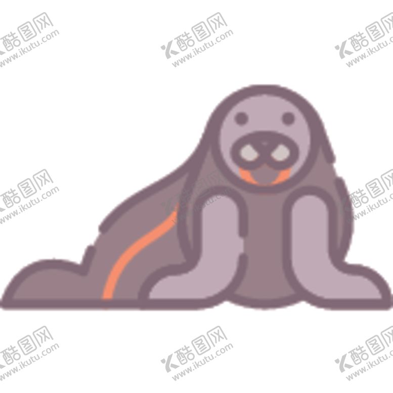 编号：85802809221715365532【酷图网】源文件下载-简笔海豹
