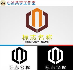 logo设计矢量图制作字母字母