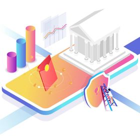 科技扁平插画