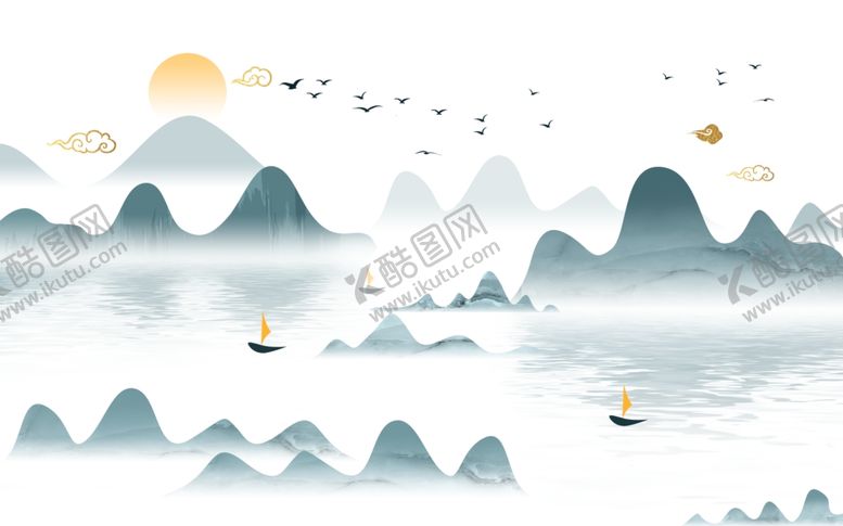 编号：20115605052045228016【酷图网】源文件下载-山水画