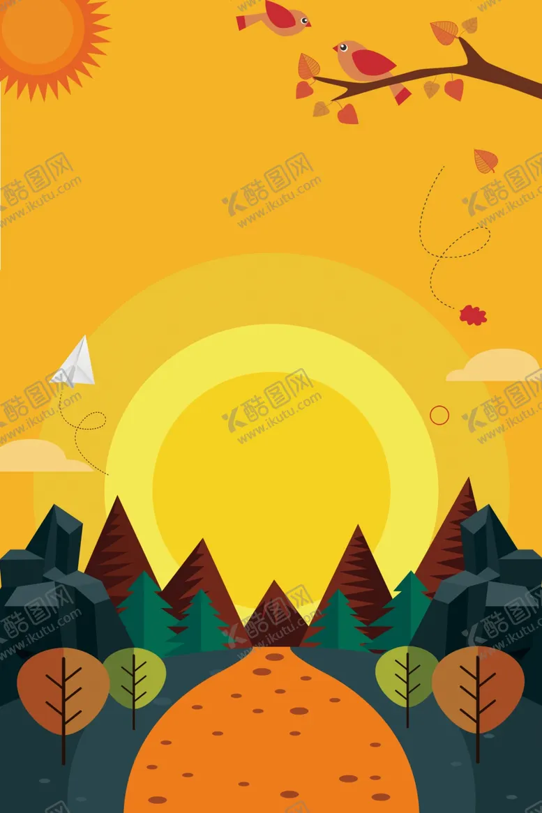 编号：62407105010442554061【酷图网】源文件下载-金秋背景