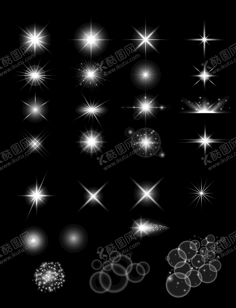 编号：18294309141158340163【酷图网】源文件下载-白色光效光晕素材炫光高光