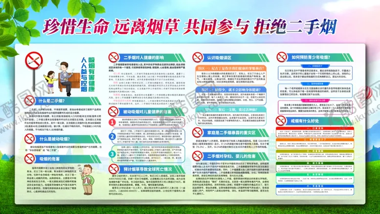 编号：54110704050039289757【酷图网】源文件下载-禁烟宣传栏
