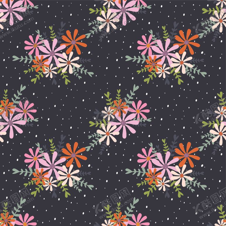 编号：35603809291107483206【酷图网】源文件下载-手绘花卉花纹