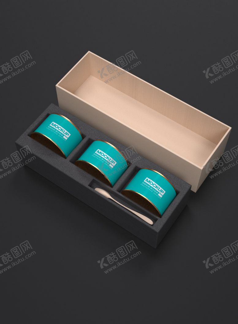 编号：76979009201929472913【酷图网】源文件下载-食品包装罐头包装盒样机