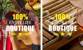 超市烟酒柜形象