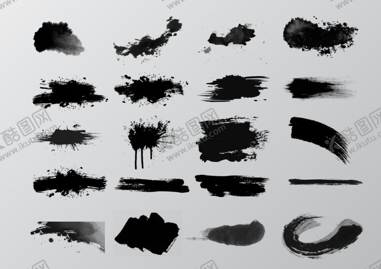 编号：80075509201049516813【酷图网】源文件下载-毛笔字笔锋合成叠加素材