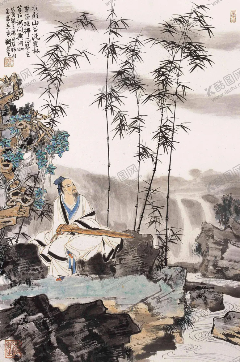 编号：34802507062139393378【酷图网】源文件下载-刘旦宅国画