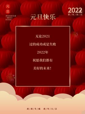 元旦快乐促销新年海报圣诞