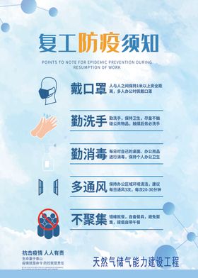 复工须知