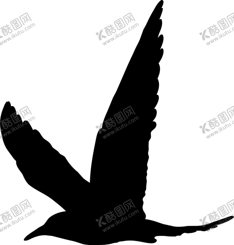 编号：28762306151749443816【酷图网】源文件下载-飞翔鸟类剪影