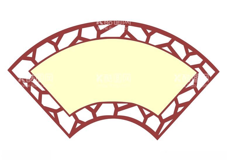 编号：23777212250640117131【酷图网】源文件下载-空白扇形标牌