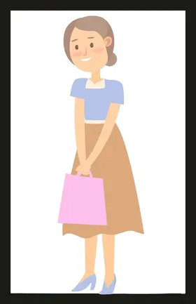 手绘卡通女孩动画动画