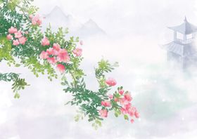 国画山水画油风景禅意墨花鸟欧美风景油