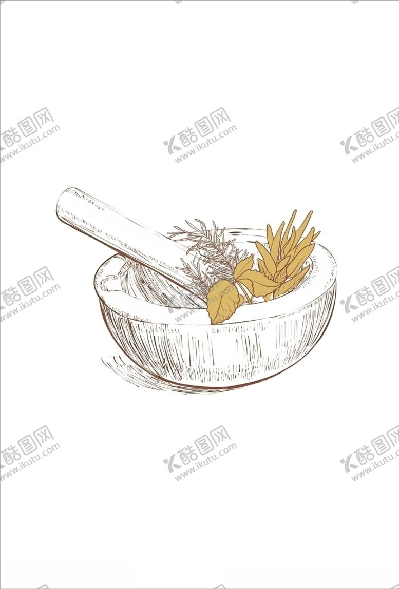 编号：93845206250821393322【酷图网】源文件下载-手绘药碗