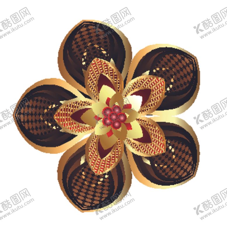 编号：33057807071459383060【酷图网】源文件下载-欧式金色花纹图案