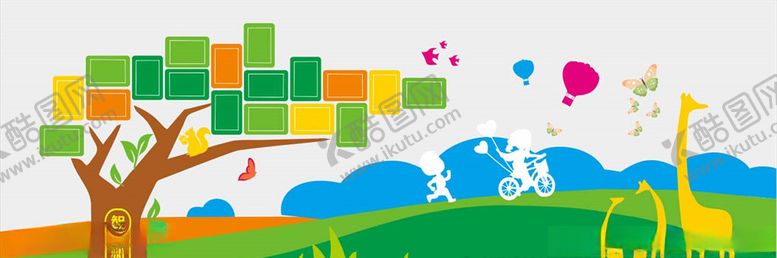 编号：99290909132014386236【酷图网】源文件下载-矢量卡通展示墙文化墙