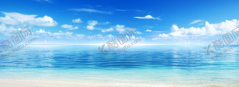 编号：42575805031001312884【酷图网】源文件下载-碧海蓝天背景