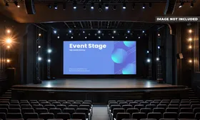 展览大屏海报展示样机素材