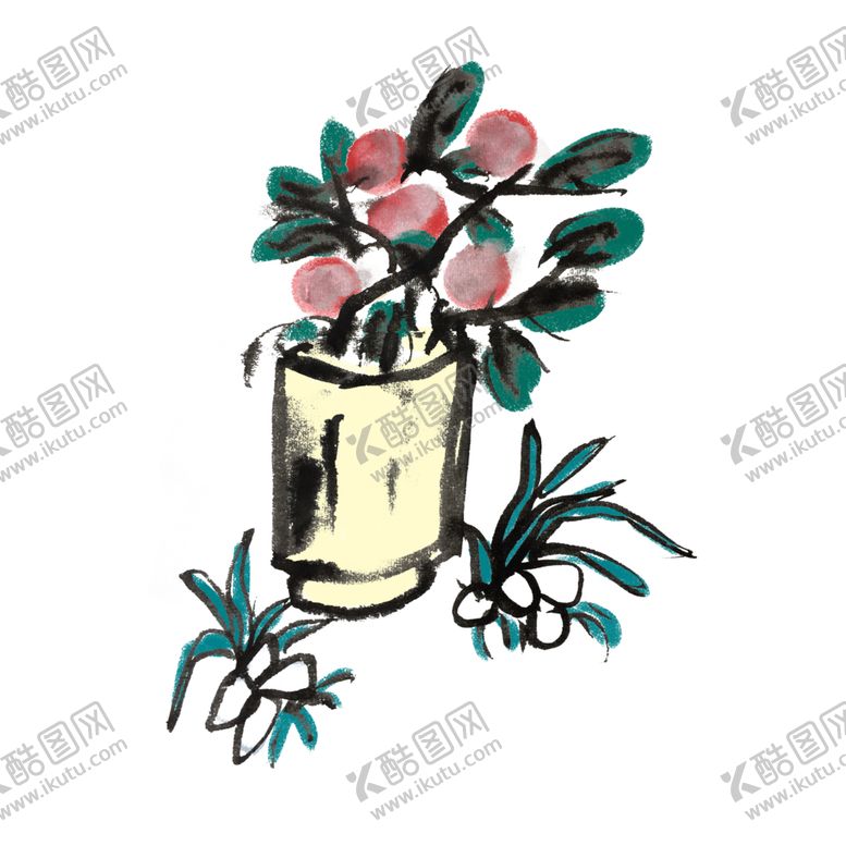 编号：40340209300055048461【酷图网】源文件下载-水墨插画素材