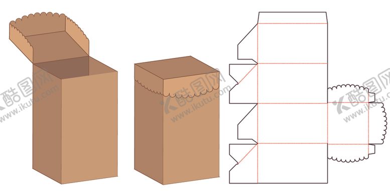 编号：30890609130742347311【酷图网】源文件下载-纸质包装盒刀模设计图
