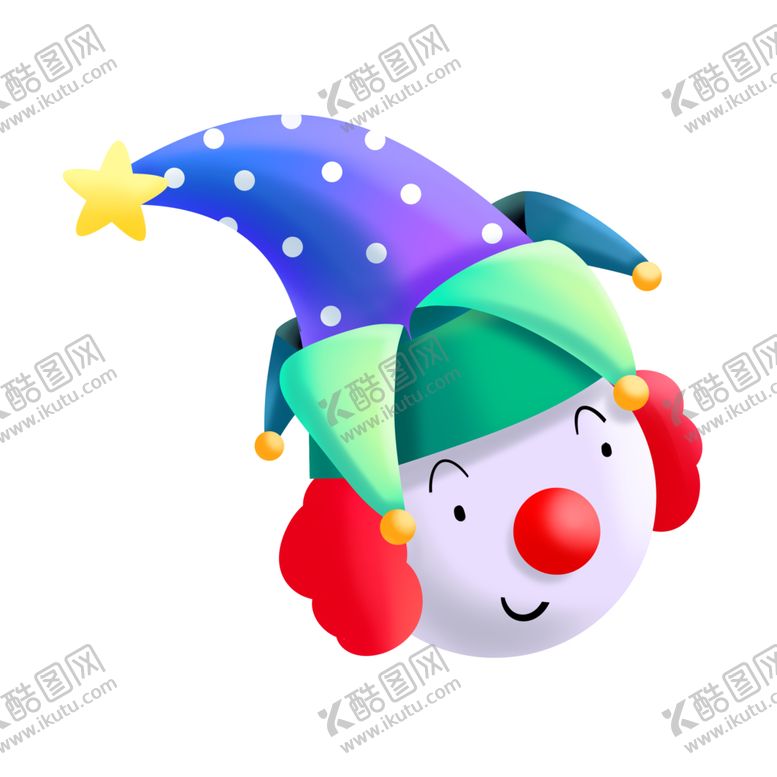 编号：23549101300150411263【酷图网】源文件下载-愚人节帽子小丑装饰