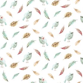 水彩花朵创意图案