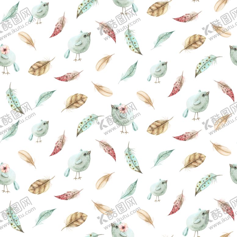 编号：76653809251130375784【酷图网】源文件下载-水彩花朵创意图案