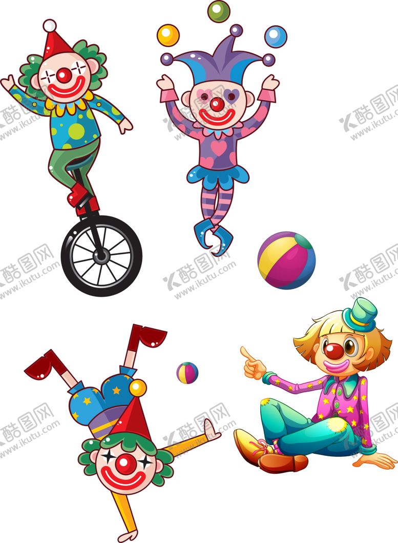 编号：73206009291541399603【酷图网】源文件下载-小丑卡通