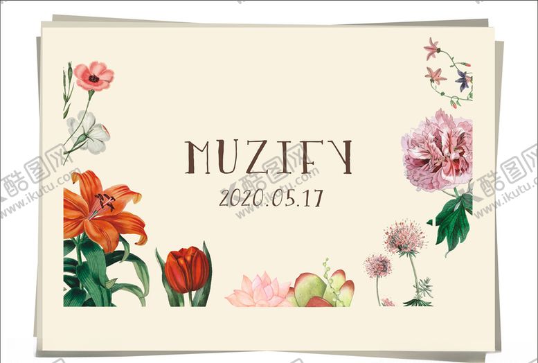 编号：70131007030322347708【酷图网】源文件下载-花卉边框设计