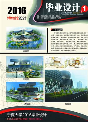 毕业设计展板