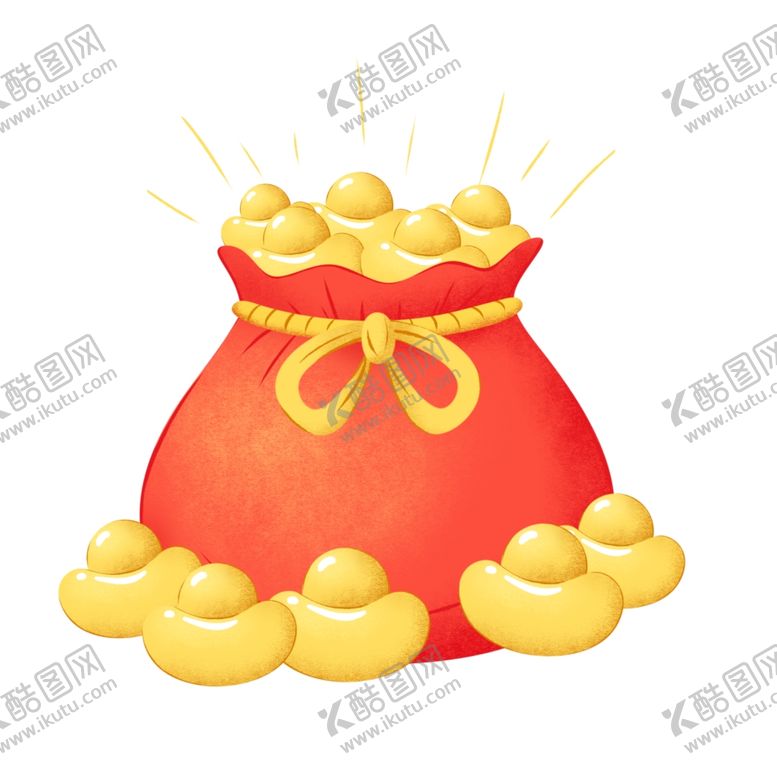 编号：23714205040301332673【酷图网】源文件下载-红色钱袋