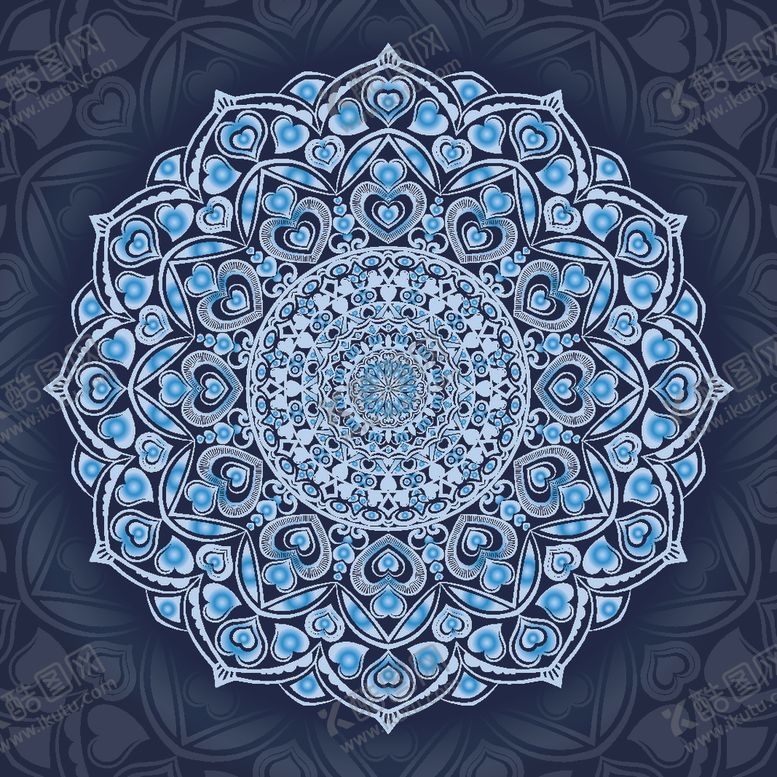 编号：94809810120347269472【酷图网】源文件下载-曼陀罗花纹