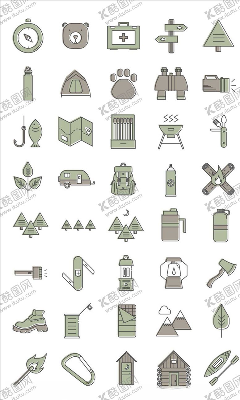 编号：80834009300212507857【酷图网】源文件下载-野营图标