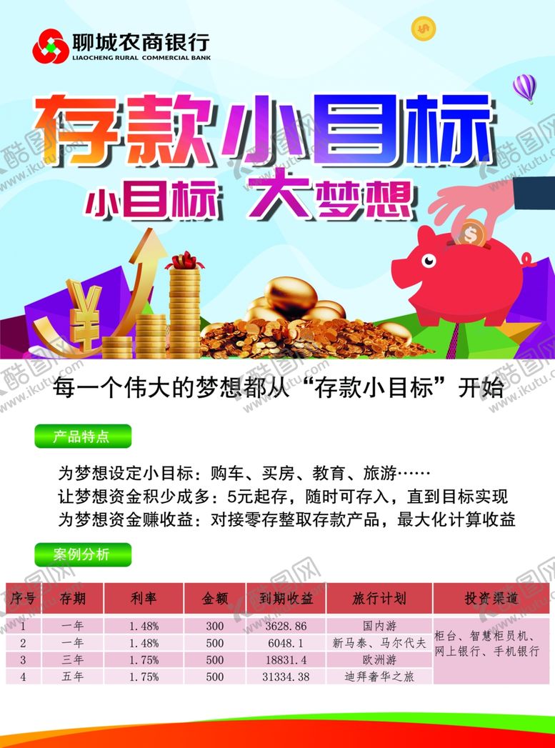 编号：29966406250959041364【酷图网】源文件下载-银行金币海报钱农商银行