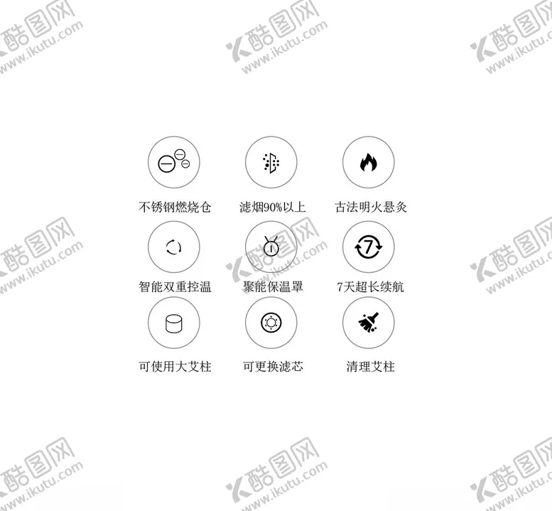 编号：49979101181642087501【酷图网】源文件下载-艾灸小图标