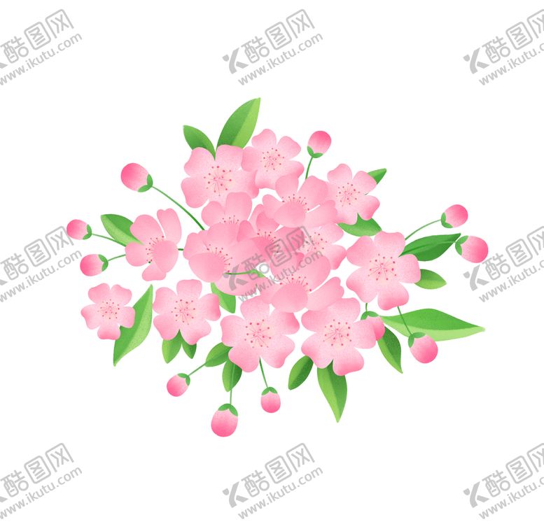 编号：74923609122216105237【酷图网】源文件下载-手绘樱花
