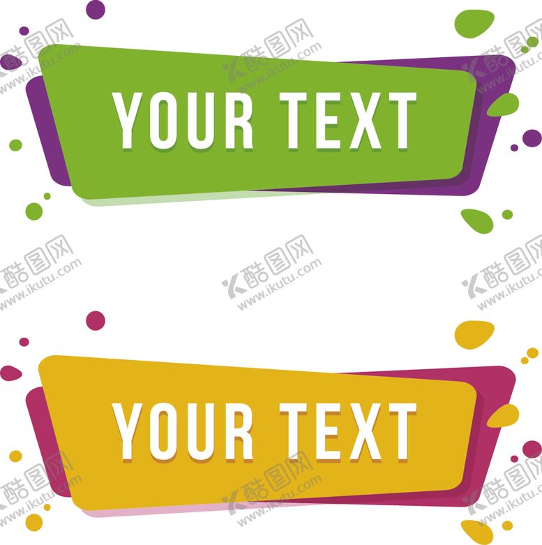 编号：43603810290442576337【酷图网】源文件下载-标题贴纸