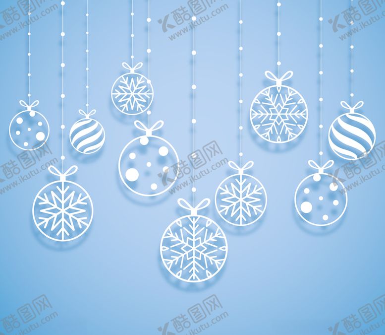 编号：27476410201936168456【酷图网】源文件下载-雪花圣诞冰块吊帘海报背景图案