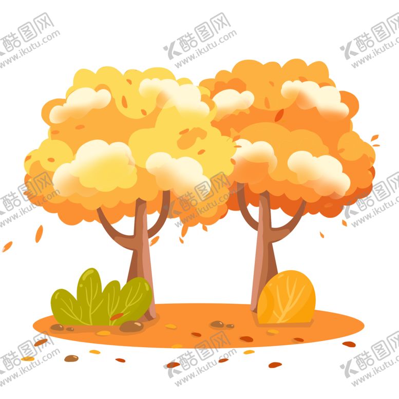 编号：68622302230900231866【酷图网】源文件下载-秋天树木透明素材