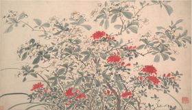 明代陈淳花卉花草绘画