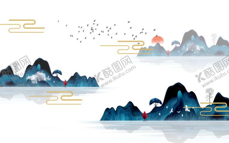 编号：77078910241842476277【酷图网】源文件下载-山水画